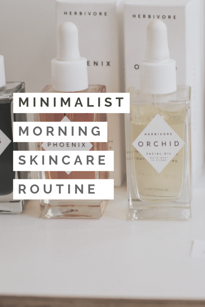 Minimalist Morning Skincare Routine – less is Meera