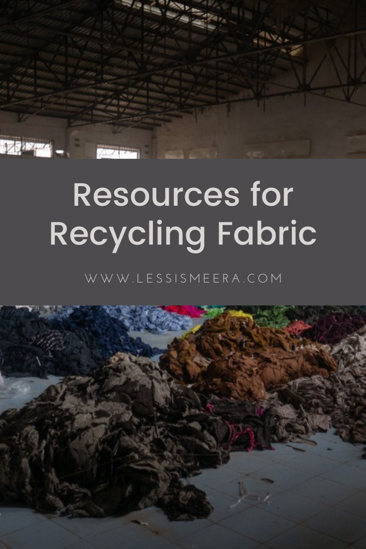 Recycling Unusable Fabric + Textiles (Underwear Too!) less is Meera